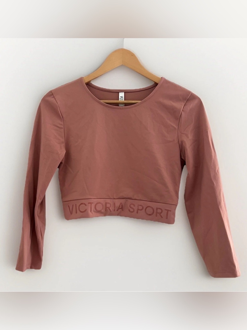 Victoria's Secret Sport Cropped Long Sleeve Top Small